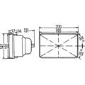 Scheinwerfereinsatz, Hauptscheinwerfer - HELLA