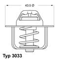 Thermostat, Kühlmittel - WAHLER