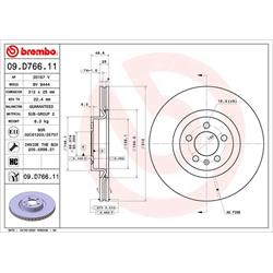 Bremstrommel - BREMBO - Hinterachse