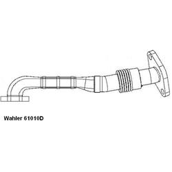 Rohrleitung, AGR-Ventil - WAHLER