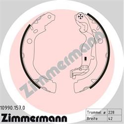 Bremsbackensatz - ZIMMERMANN - Hinterachse
