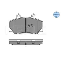 Bremsbelagsatz, Scheibenbremse - Original MEYLE