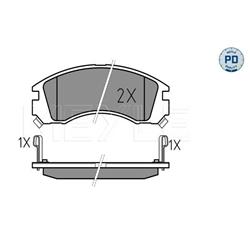 Bremsbelagsatz, Scheibenbremse - Original MEYLE