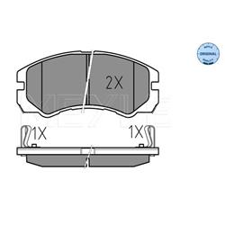 Bremsbelagsatz, Scheibenbremse - Original MEYLE
