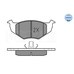 Bremsbelagsatz, Scheibenbremse - Original MEYLE