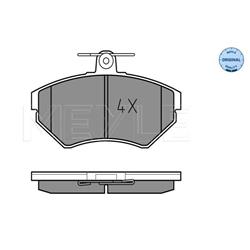 Bremsbelagsatz, Scheibenbremse - Original MEYLE