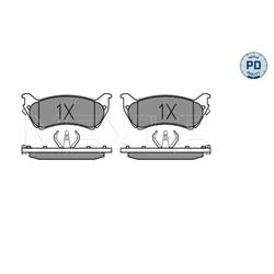 Bremsbelagsatz, Scheibenbremse - Original MEYLE