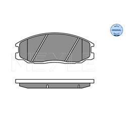Bremsbelagsatz, Scheibenbremse - Original MEYLE