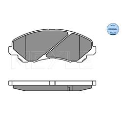 Bremsbelagsatz, Scheibenbremse - Original MEYLE