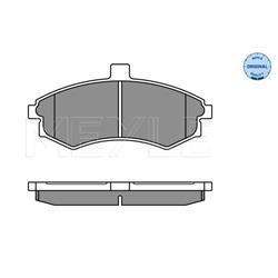 Bremsbelagsatz, Scheibenbremse - Original MEYLE
