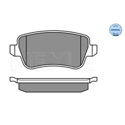 Bremsbelagsatz, Scheibenbremse - Original MEYLE