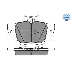 Bremsbelagsatz, Scheibenbremse - Original MEYLE