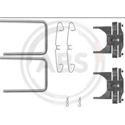 Zubehörsatz, Scheibenbremsbelag - A.B.S. - Hinterachse