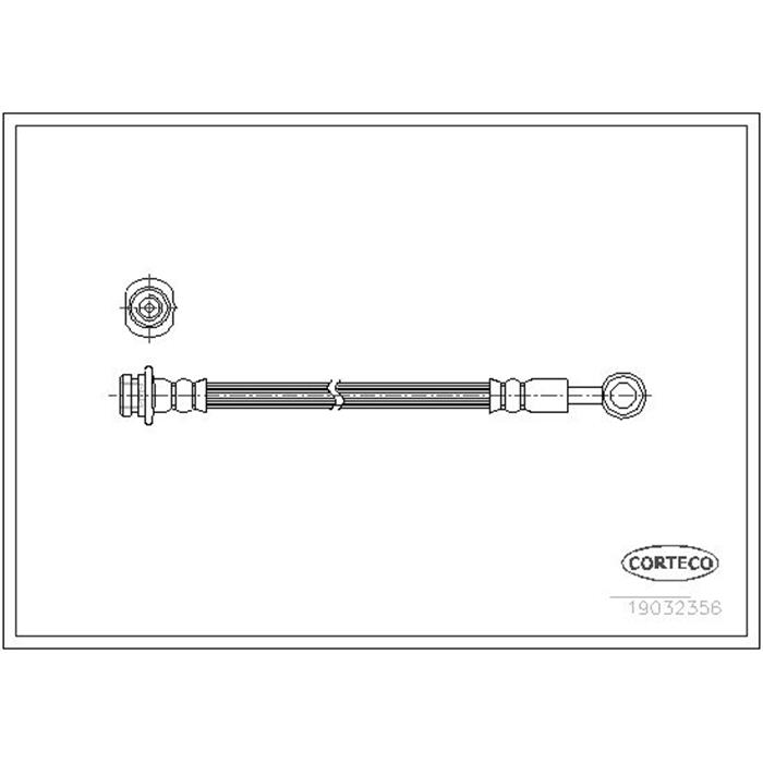 Bremsschlauch - CORTECO