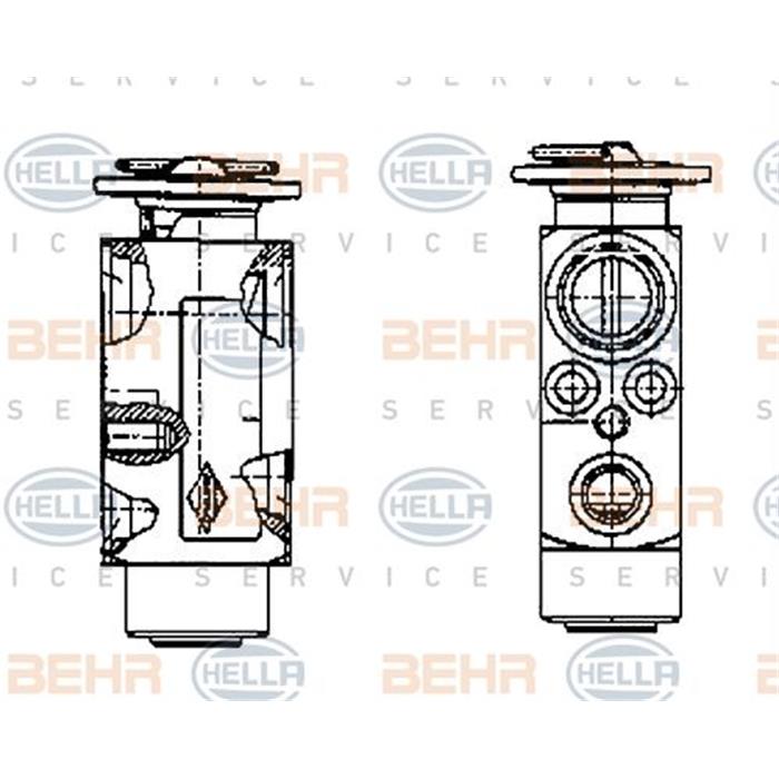 Expansionsventil, Klimaanlage - HELLA
