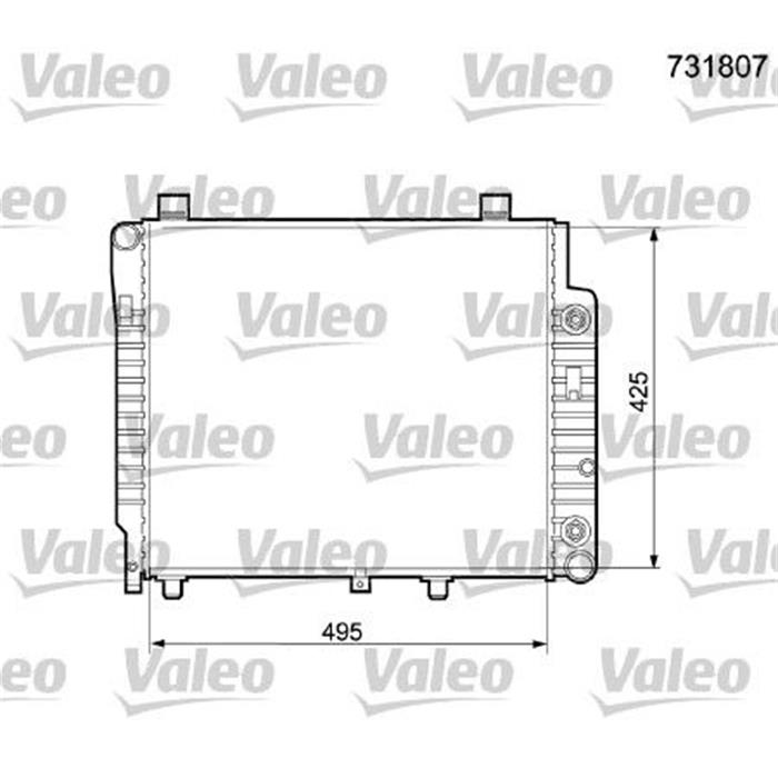 Kühler, Motorkühlung - VALEO