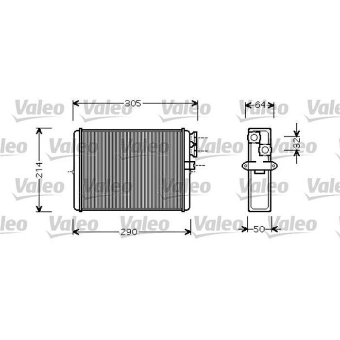 Wärmetauscher, Innenraumheizung - VALEO