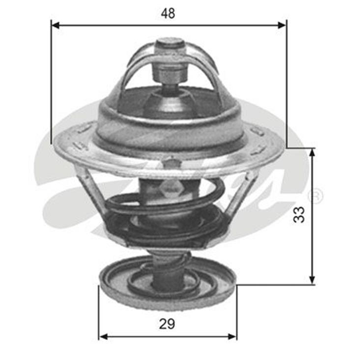 Thermostat, Kühlmittel - Gates