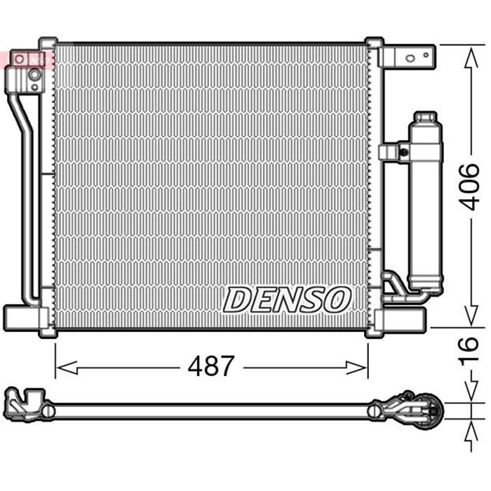 Kondensator/Klimakühler - ORIGINAL DENSO - NISSAN