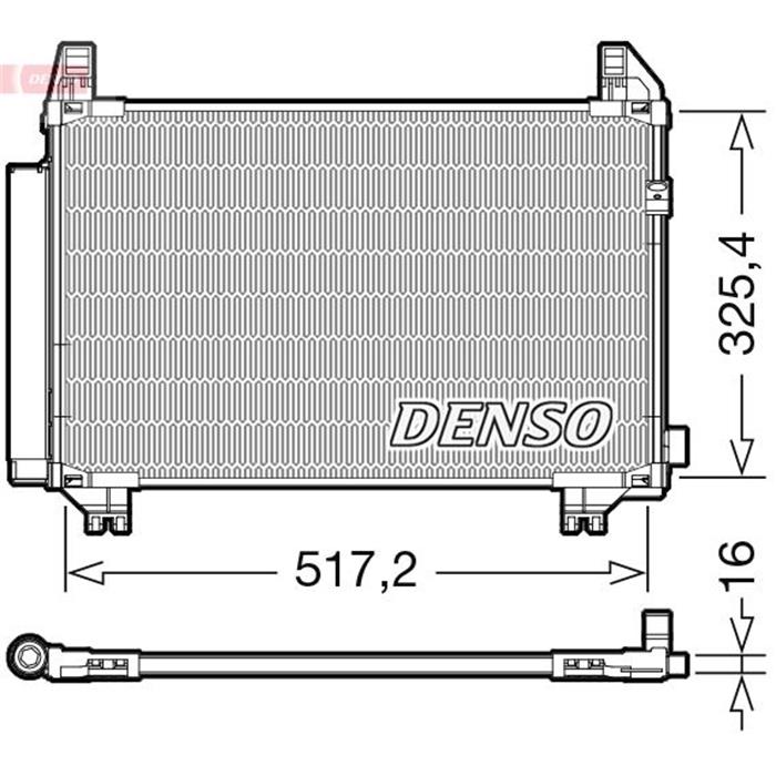 Kondensator/Klimakühler - ORIGINAL - DENSO