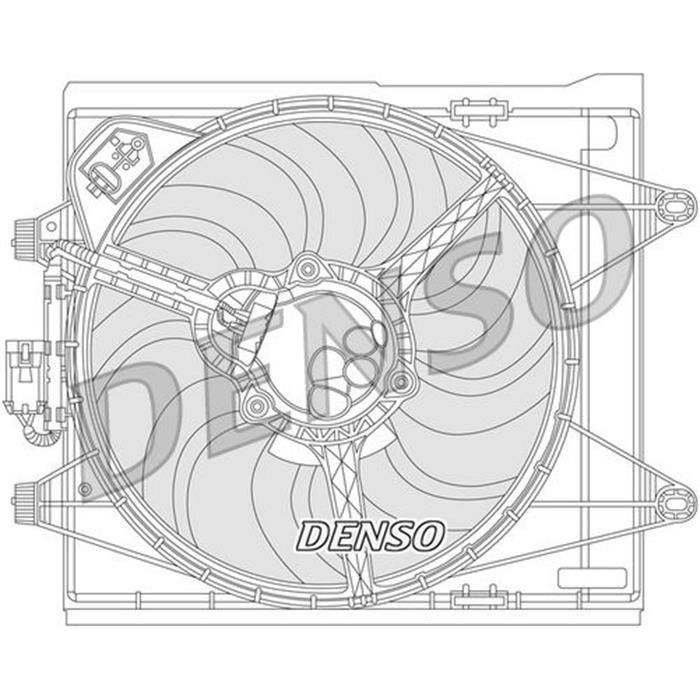 Kühlerlüfter - ORIGINAL DENSO - FIAT