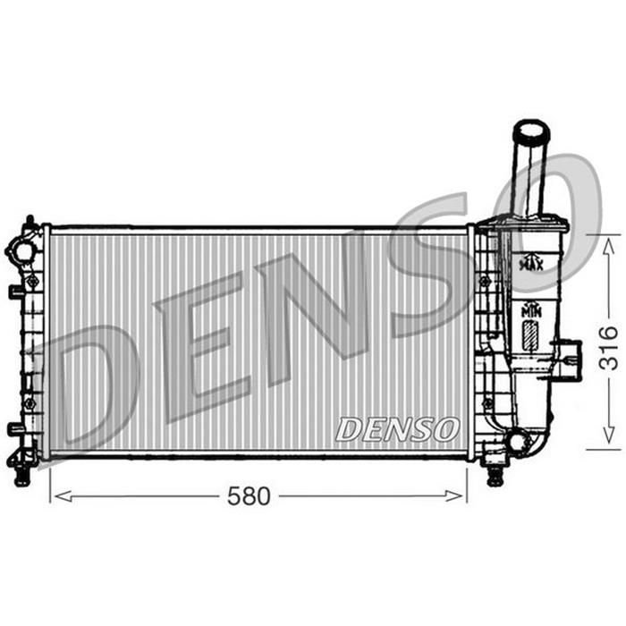 Kühler - ORIGINAL - DENSO