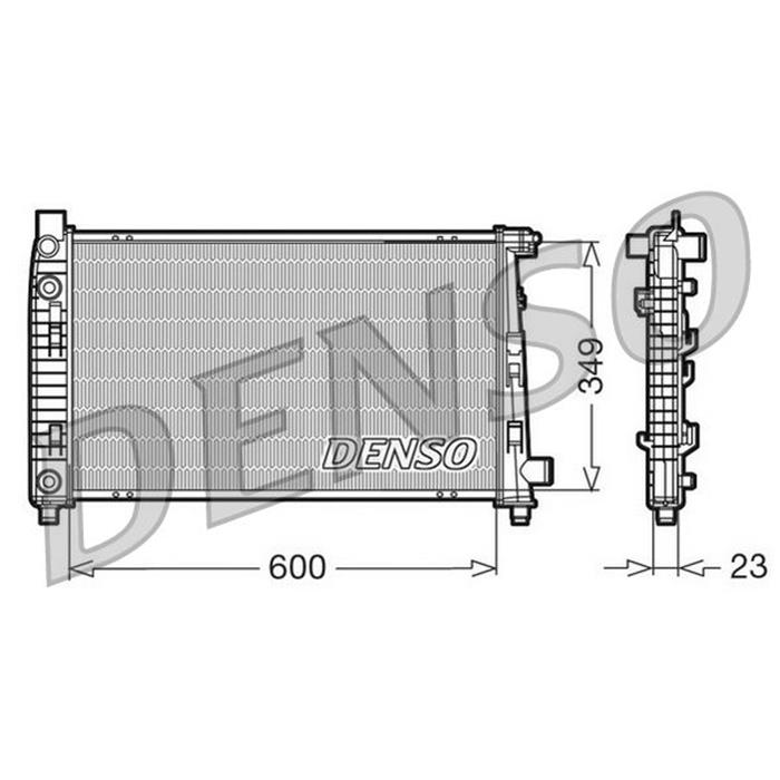 Kühler - ORIGINAL - DENSO