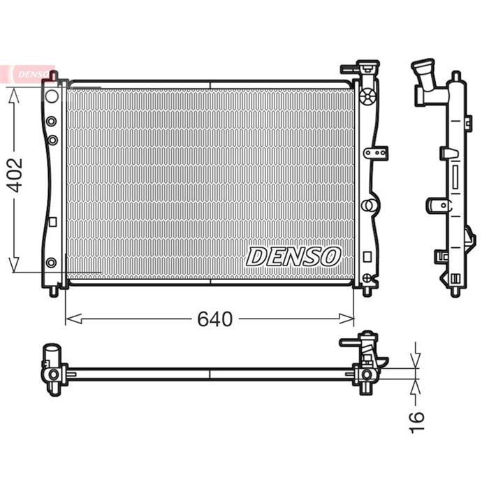 Kühler - ORIGINAL - DENSO