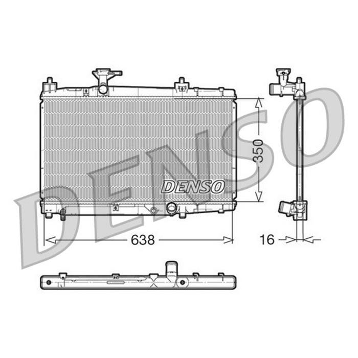 Kühler - ORIGINAL - DENSO