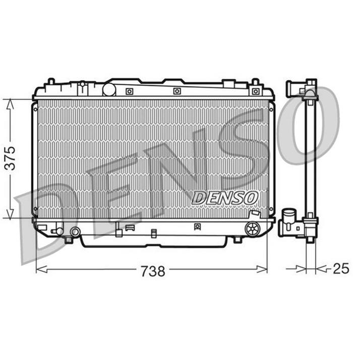 Kühler - ORIGINAL - DENSO