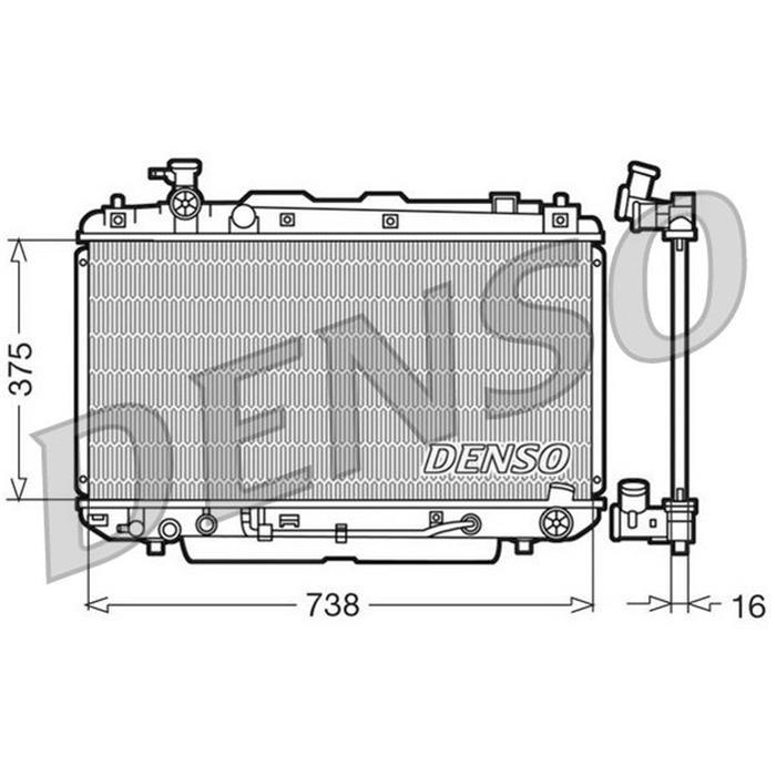 Kühler - ORIGINAL - DENSO