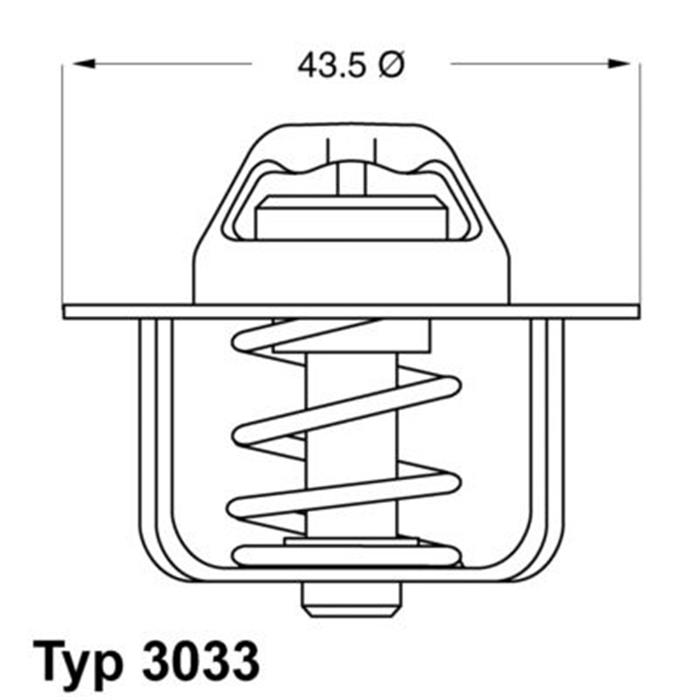 Thermostat, Kühlmittel - WAHLER