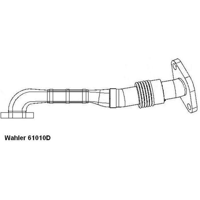 Rohrleitung, AGR-Ventil - WAHLER