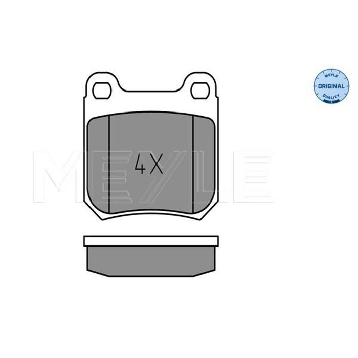 Bremsbelagsatz, Scheibenbremse - Original MEYLE