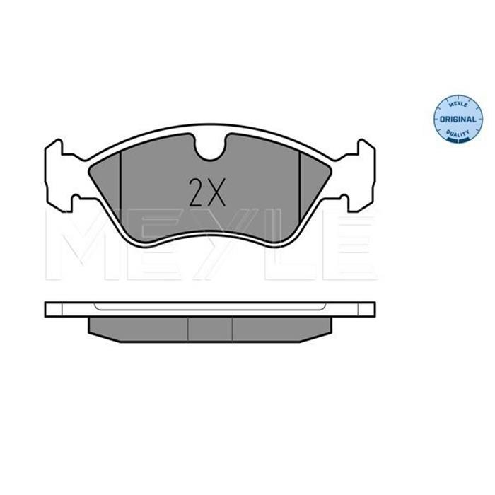 Bremsbelagsatz, Scheibenbremse - Original MEYLE
