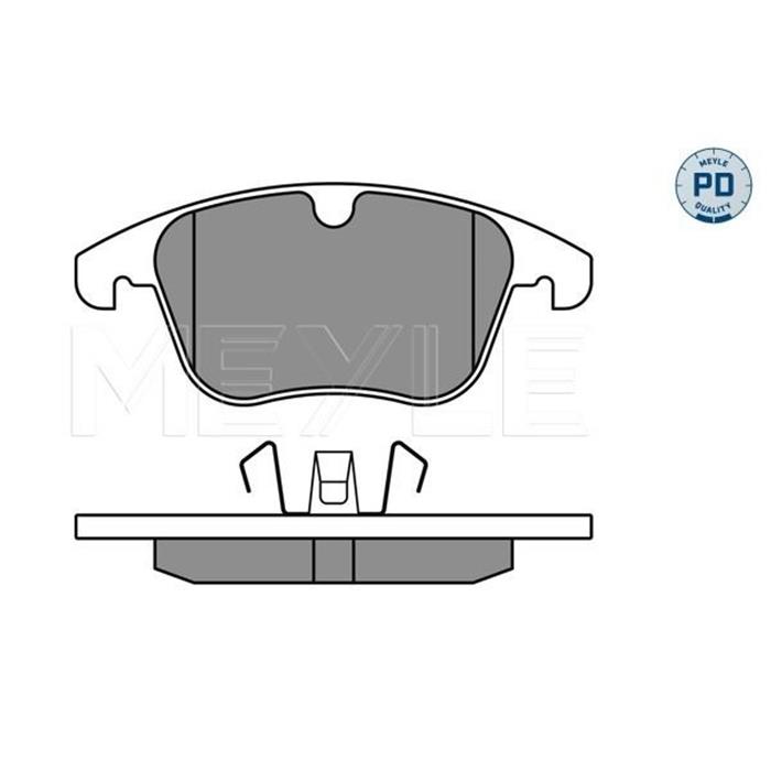 Bremsbelagsatz, Scheibenbremse - Original MEYLE