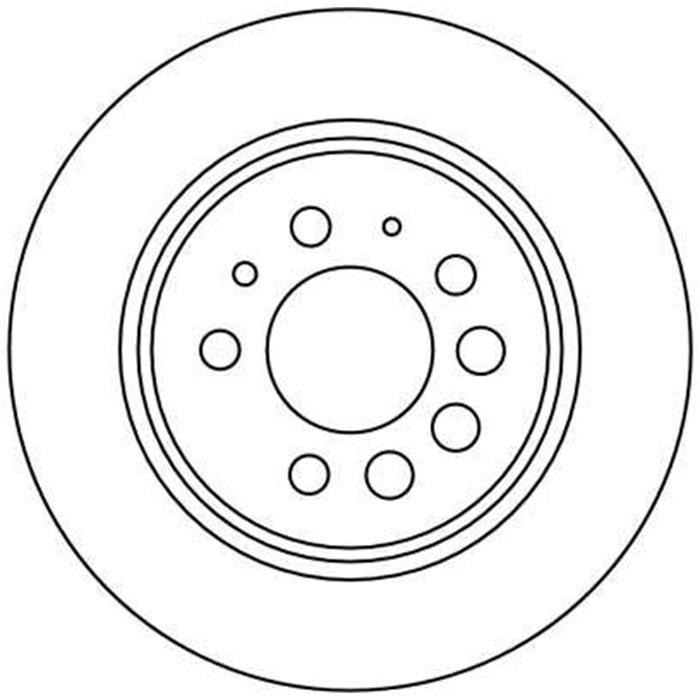 Bremsscheibe - TRW - Hinterachse