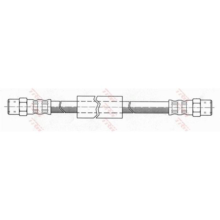Bremsschlauch - TRW - Vorderachse