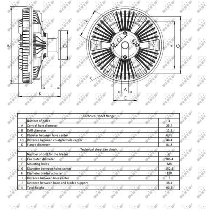 Kühler, Motorkühlung - NRF