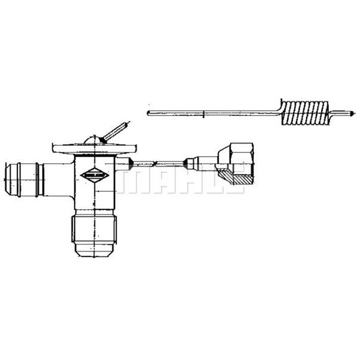 Expansionsventil, Klimaanlage - MAHLE ORIGINAL