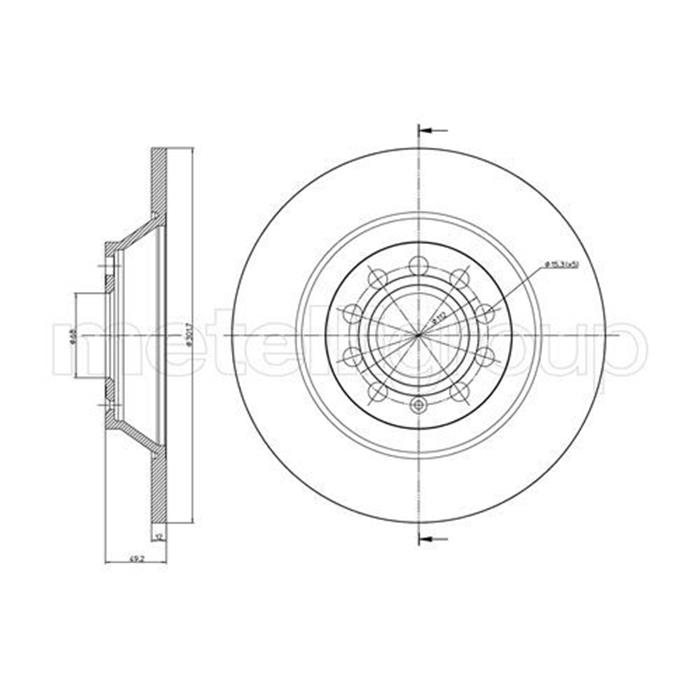 Bremsscheibe - CIFAM