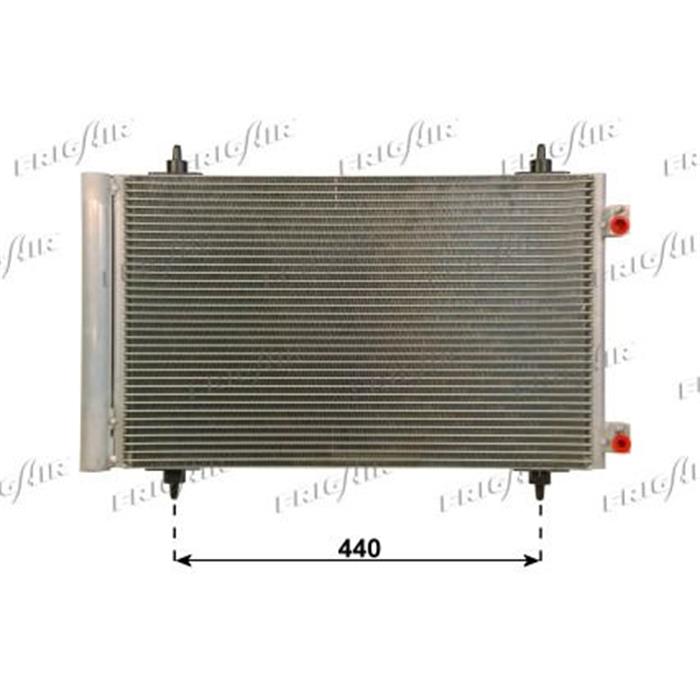 Kondensator/Klimakühler inkl. Filtertrockner - Citroen, Fiat, Peugeot